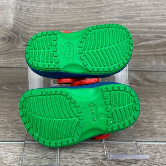 Crocs Classic Iconic Comfort PJ Masks Toddler Boy Sz 5 Blue Slip On Clog Sandals - Picture 8 of 11